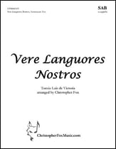 Vere Languores Nostros SAB choral sheet music cover